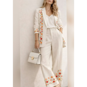 elegent white co-art set embodiary work
